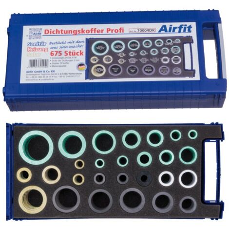 airfit Universal-Dichtungskoffer, Profifür Sanitär, Heizung, Solar, Gas