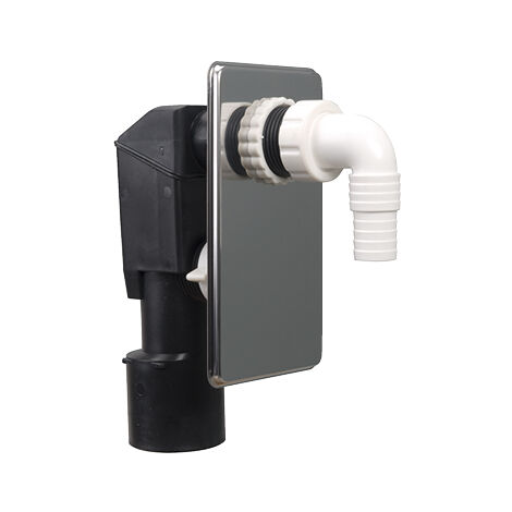 Airfit Unterputz-Gerätesiphon mit verchromter Wandplatte