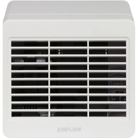 Airflow muro Loovent aspiratore, 30 W, 230 V, bianco, 100 mm