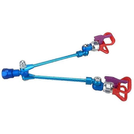 Airless Paint Spray Extension Pole Double 517 Nozzle Head Painting for Sprayer Guard Powerful Sprayi Edition 0627