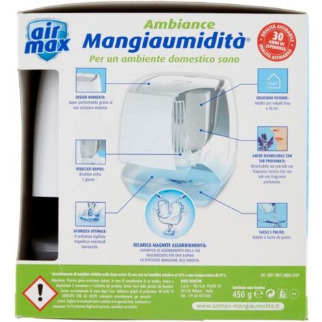 Airmax Ambiance Kit con 450gr Moisture Absorber TAB Recambio D0020
