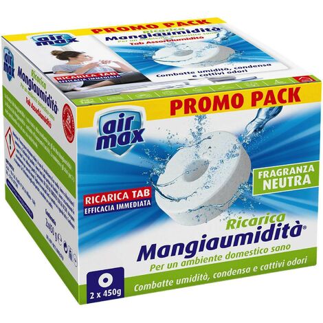Mangiaumidità Deodorante 2 in 1 Air Max Airmax 40 g Brezza Alpina