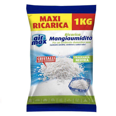 Airmax sali umidit� assorbiumidita ricarica 1 kg neutro assorbi umidita