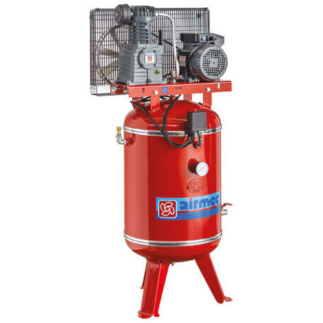 AIRMEC CFMV 100 2 HP 321 LT/min 100 LITRI Compressore Aria VERTICALE MONOFASE