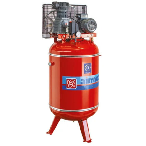 AIRMEC CFMV 203 3 HP 385 LT/min 200 LITRI Compressore Aria VERTICALE MONOFASE