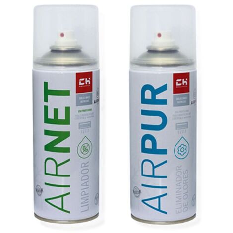 Airnet + Airpur Limpiador Eliminador Olores Sistemas Aire Acondicionado