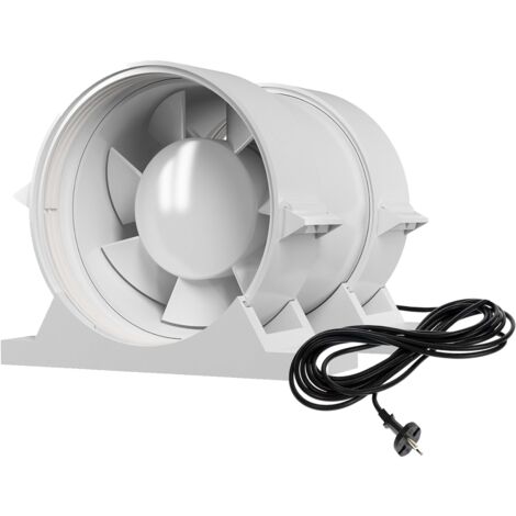Airope – Extracteur ventilateur d'air 160 mm PRO160 – Débit 320 m³/h – Moteur silencieux 36 dBA – Installation facile pour salle de bain et cuisine - AIROPE-PRO-160