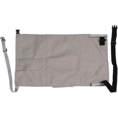 Airplane Seat Extender for Kids Canvas Portable Toddler Travel Bed Airplane Footrest Hammock for Flights Grey
