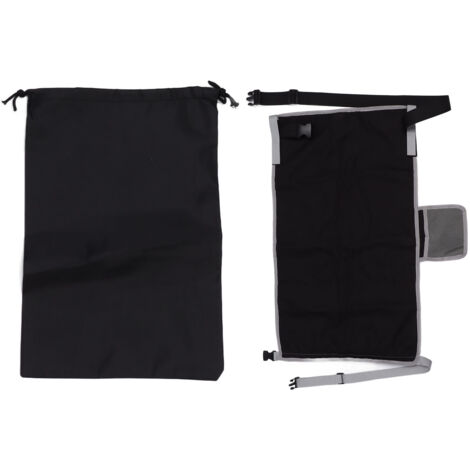 Airplane Seat Extender Portable Travel Foot Rest Airplane Must Haves for Toddlers Kids to Lie Down On Plane Black