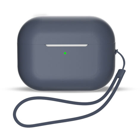 AirPods 3 Silikonhülle + Handschlaufe Lanyard Blau