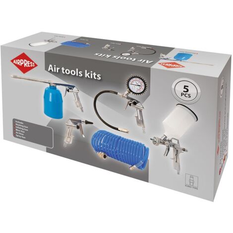 Airpress Conjunto de herramientas neumáticas práctico y duradero