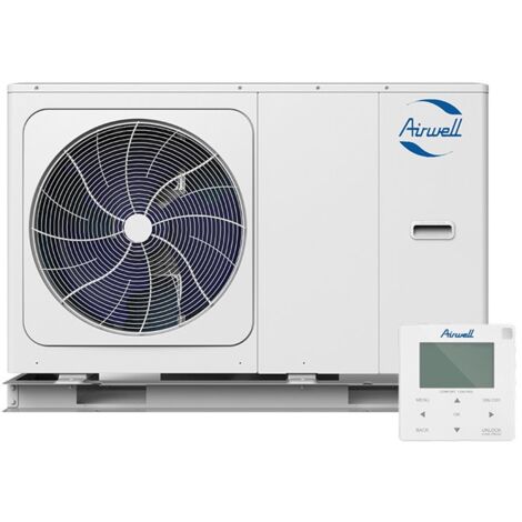 AIRWELL - Pompe à chaleur Air / Eau MONOBLOC WELLEA 14 kW Triphasé - 7HP061083