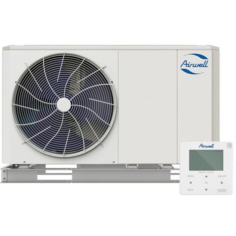 AIRWELL - Pompe à chaleur Air / Eau MONOBLOC WELLEA 4 kW Monophasé - 7HP061075