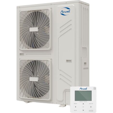 Airwell – Pompe à chaleur air/eau Wellea monobloc 22 kW A+++ – Température d'eau jusqu'à 60 °C – Installation rapide – 7HP061086 - DF 22 KW