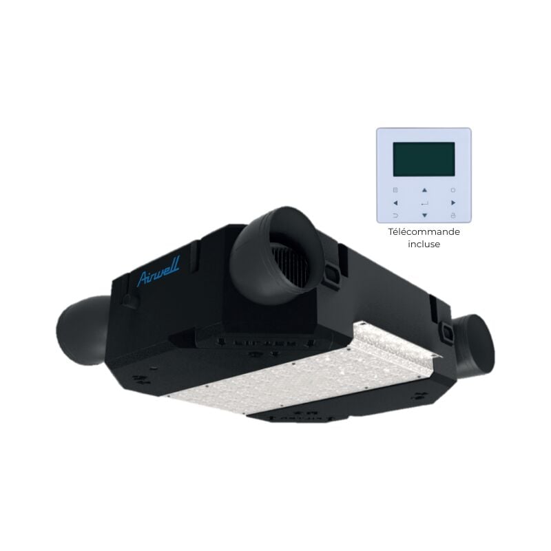Airwell - vmc double flux thermodynamique Monobloc Réversible 2,2kW R32 - 7MB110001