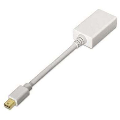AISENS A125-0138 - Convertisseur mini DP vers HDMI de 15 cm, Couleur Blanc