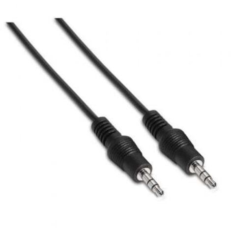 AISENS A128-0142 - Stereo-Audiokabel (Klinke 3,5, 1,5 m) Farbe Schwarz