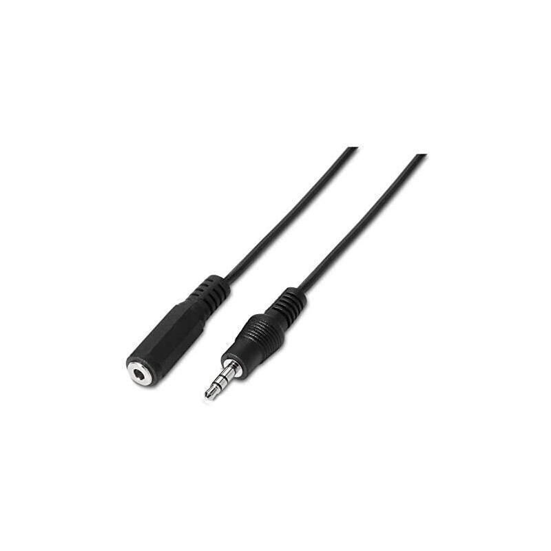 

A128-0145 - Cable Audio Estéreo con Jack 3.5 DE 1.5 m, Color Negro - Aisens