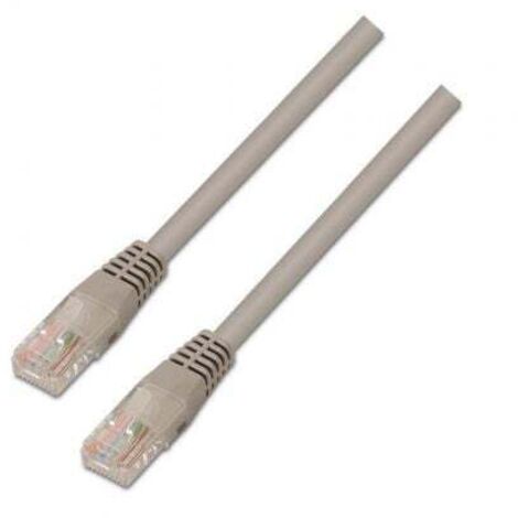 AISENS A135-0233 - Câble de raccordement RJ45 (7 m, 10/100/1000 Mbit/s, commutateur/routeur/modem/panneau de connexion/point d'accès/champs de connexion) Gris