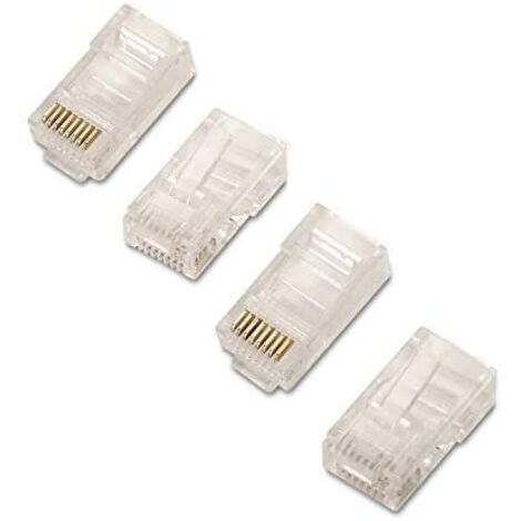 AISENS A138-0291 conector RJ-45 Transparente