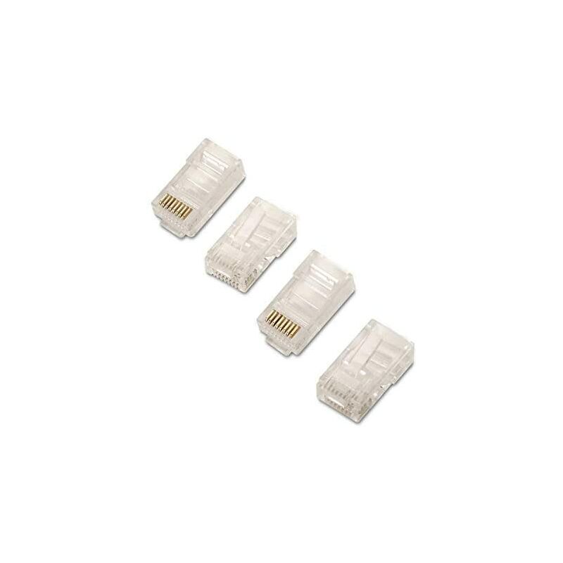 

A139-0297 - Conector RJ45 8 Hilos (10 uds) Transparente - Aisens