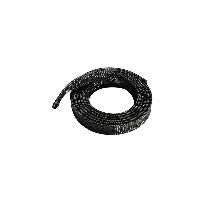 

A151-0405 - Organizador DE Cable POLIÉSTER 20MM, Negro, 1.0M - Aisens
