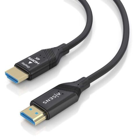 AISENS - CABLE HDMI V2.0 AOC PREMIUM ALTA VELOCIDAD / HEC 4K@60HZ 18GBPS, A/M-A/M, NEGRO, 25M