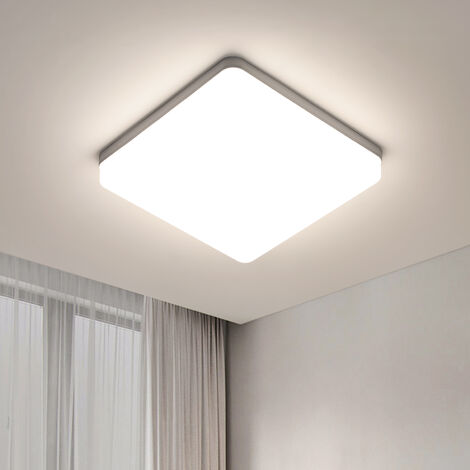 AISKDAN 36W Quadratische LED-Deckenlampe, 3000LM, Naturweiß 4000K Modernes Design für Wohnzimmer, Schlafzimmer, Küche