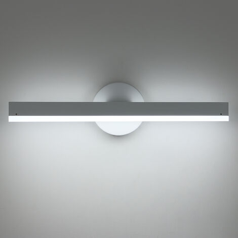 AISKDAN Aluminium Wandleuchte 360° drehbar, Moderne Wandleuchte für Wohnzimmer, Schlafzimmer, Treppe, Flur Kaltweiß 6500K