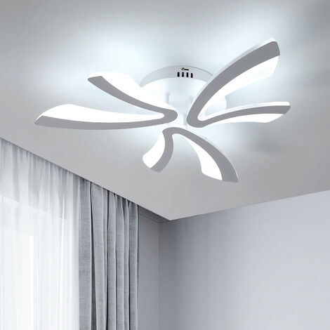 LED Plafonnier Chambre Lampe Design Créatif Moderne En Forme Papillon Métal  Acrylique Enfants Lampe De Plafond Éclairage Salon Ultra-Mince Ménage