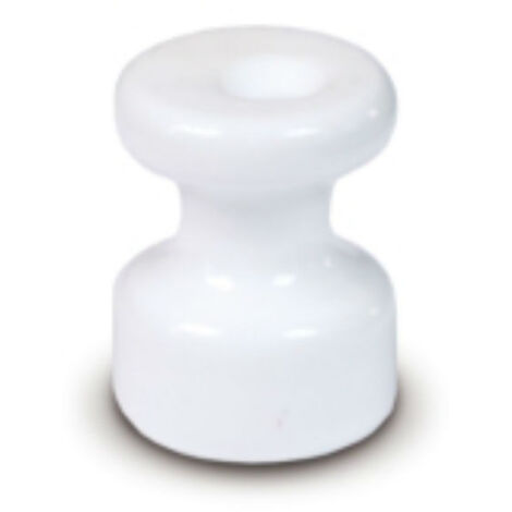 Aislador cerámico Fanton diámetro 19mm Blanco 84031