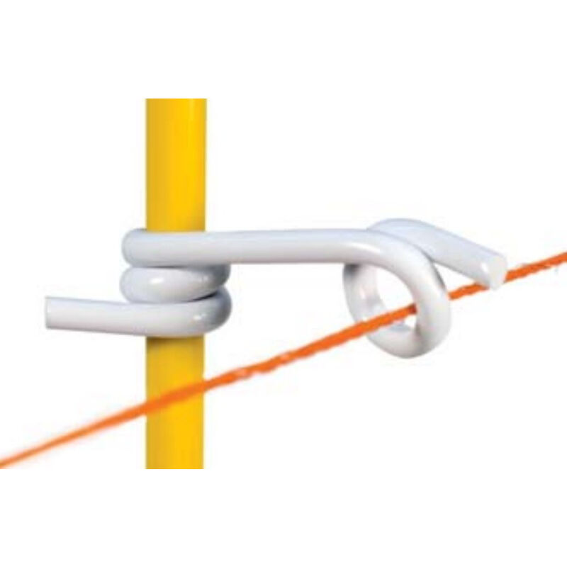 

Aisladores pastor eléctrico para varilla e hilo Ø12 mm tipo 'cola de cerdo