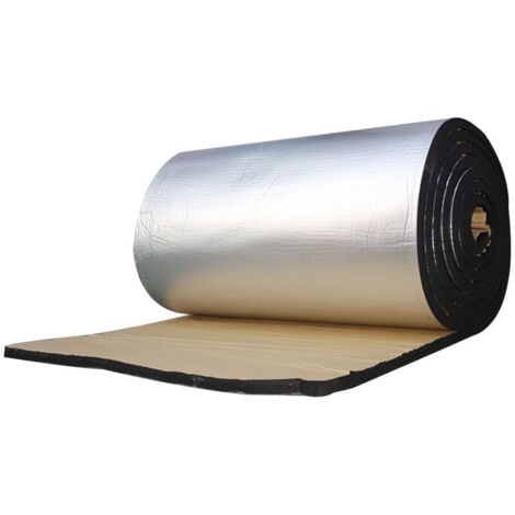 LLING Aislamiento acústico y térmico ignífugo de 6 mm para coches y camiones (500 x 2000 mm, 20 x 79 pulgadas)