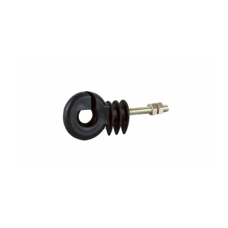

Aislante de anillo negro con varilla roscada de 30 mm M6 (Juego de 10 )