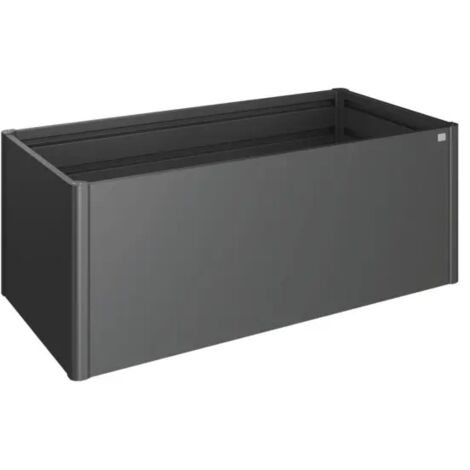 aiuola rialzata 2x1 grigio scuro metallizzato - biohort. 65015
