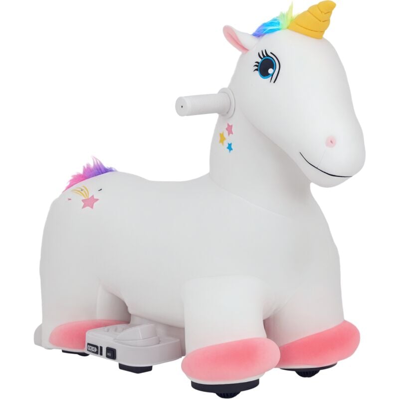 6V Electric Ride on Unicorn with Music - Aiyaplay