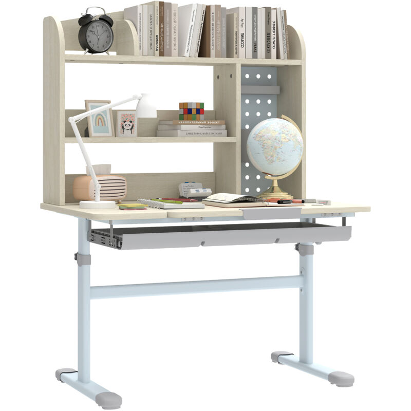Aiyaplay Kids Desk, Study Desk for Kids Height Adjustable with Tilt-Desktop