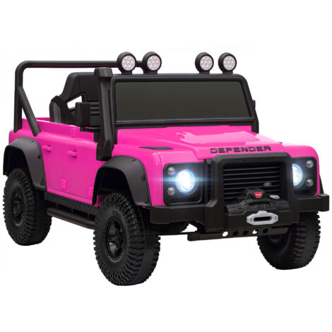 AIYAPLAY Kids Ride On Car, 12V Battery-Powered Electric Car with Remote Pink