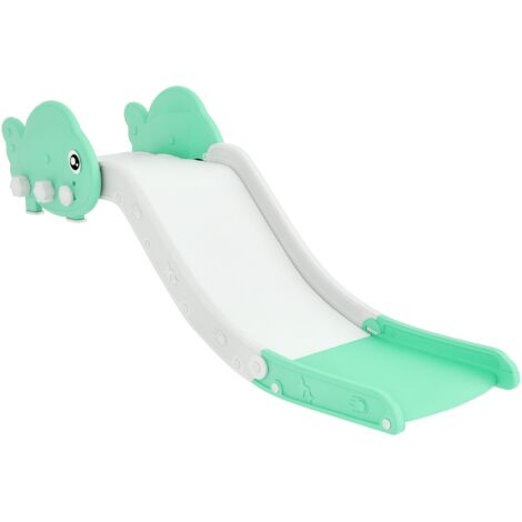 AIYAPLAY Kids Sofa Slide, Toddler Slide with 130cm Extended Length, Green