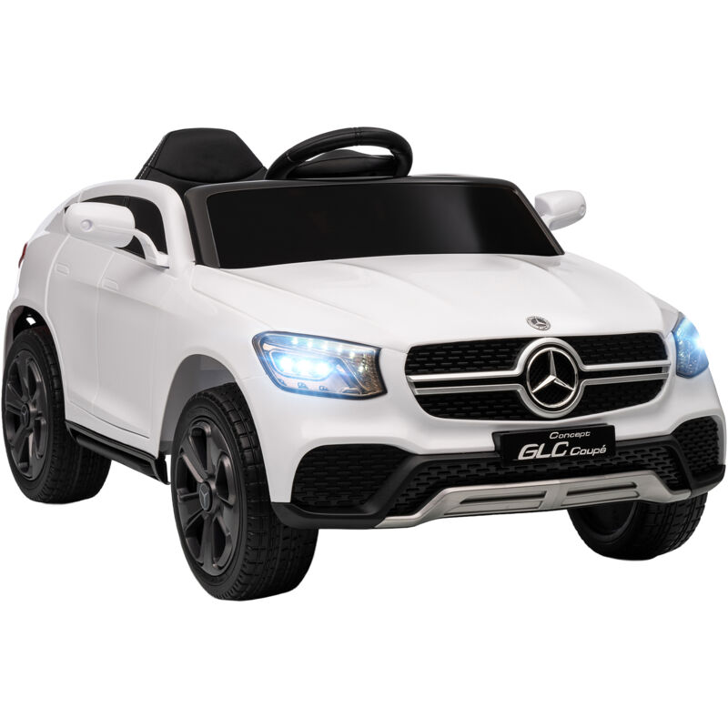 Aiyaplay - Mercedes-Benz glc Licensed Kids Ride on Car with Remote, White