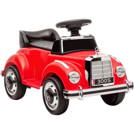AIYAPLAY Rutschauto, Kinderfahrzeug, Rutscherfahrzeug mit Stauraum, Kinderauto mit Kippschutz Rutscher für 18-48 Monaten Kinder, Rot, 77,5 x 41,5 x 45 cm