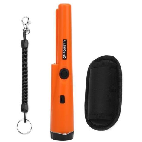 AIZ Détecteur de métaux portable Pinpointer Recherche d\'or Utilisation sous-marine Étui étanche + Faux cuir