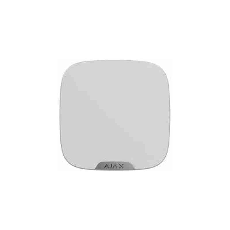 20337 - sirène sans fil extérieure avec support de panneau avant personnalisable blanc - Ajax