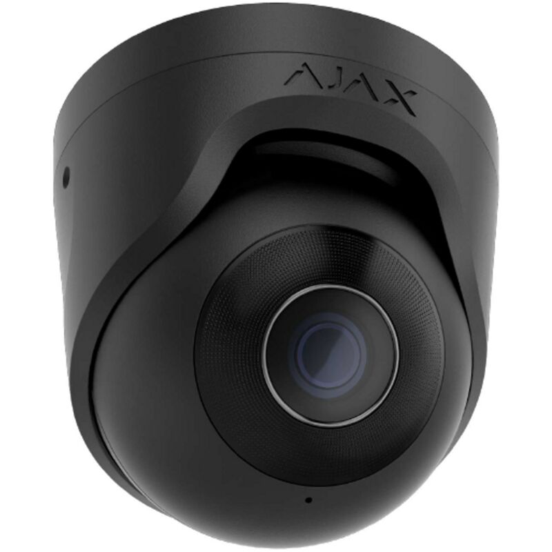 64928 TurretCam (8 Mp/2,8 mm) (8EU) asp noir, Caméra ip filaire (8 Mp/2,8 mm) - Ajax