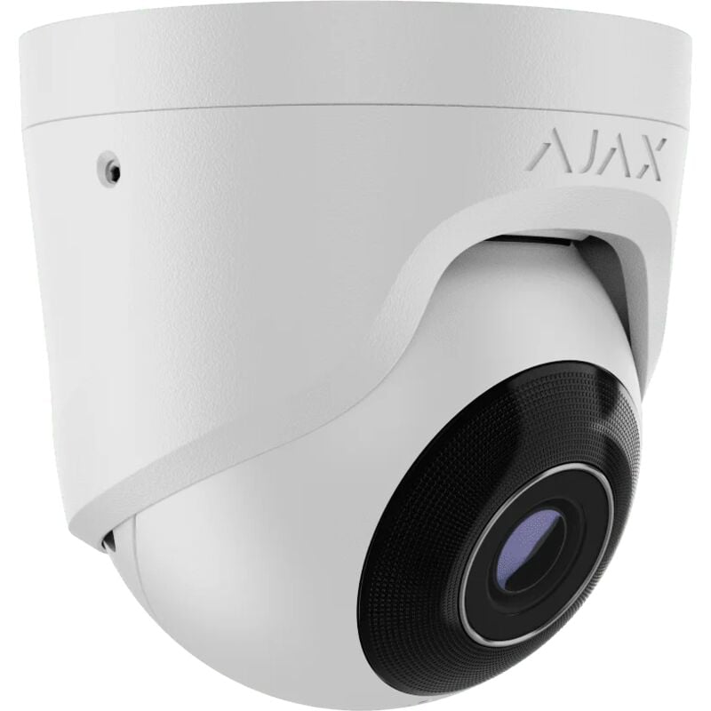 64929 TurretCam (8 Mp/4 mm) (8EU) asp blanc, Caméra ip filaire (8 Mp/4 mm) - Ajax