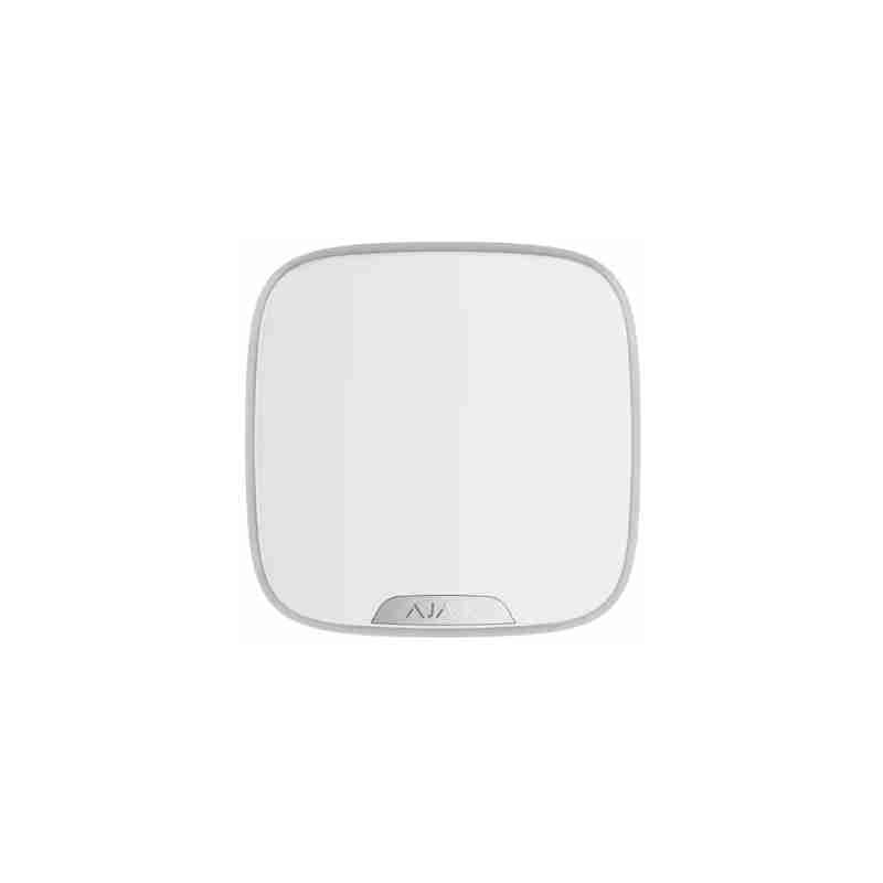 70226 StreetSiren DoubleDeck s (8PD) blanc, sirène extérieure sans fil avec panneau avant remplaçable (édition supérieure) - Ajax