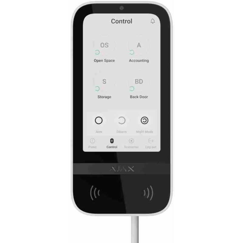 81718 - Clavier à écran tactile en fibre optique, clavier à écran tactile filaire - Ajax