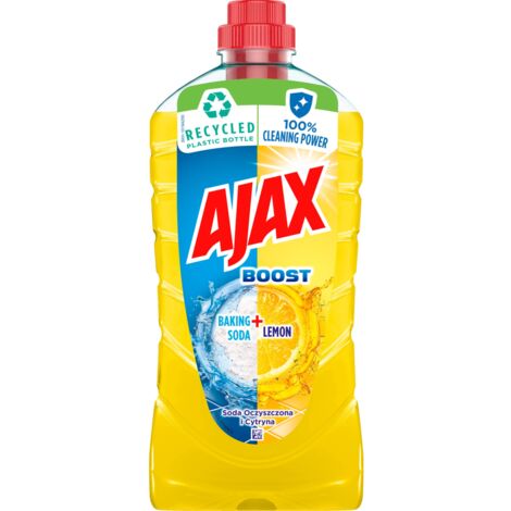 Ajax BOOST Líquido Universal de Bicarbonato de Sodio y Limón 1 L