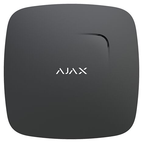 ajax détecteur de fumée sans fil noir fireprotect plus 38106