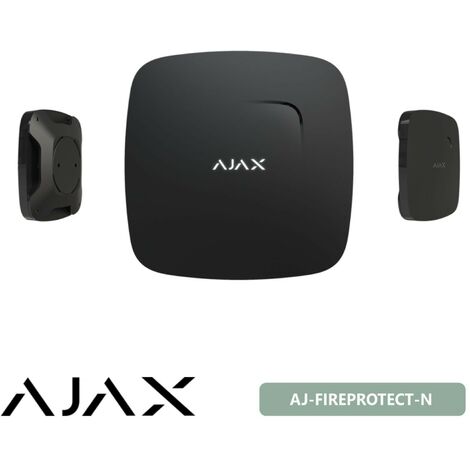 Ajax FireProtect Rilevatore Fumo Temperatura con suono Nero AJFPN